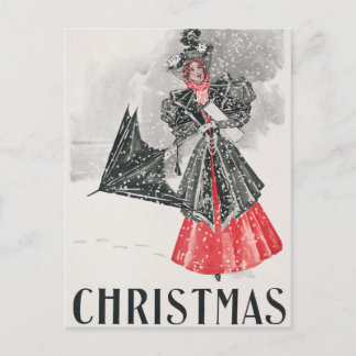 Postal Vintage Christmas Card