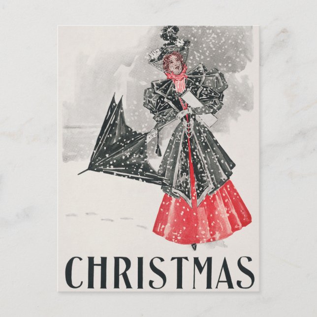 Postal Vintage Christmas Card (Anverso)