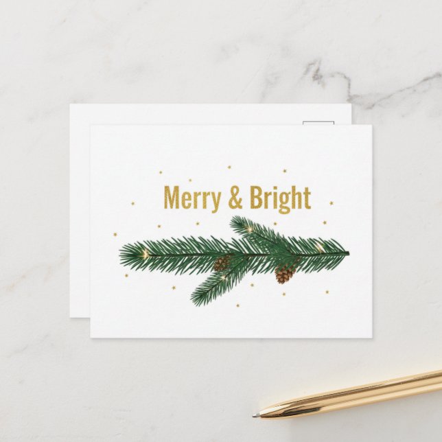 Postal Vintage Christmas Postcard (Anverso/Reverso In Situ)