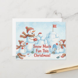 Postal Vintage Christmas Postcard