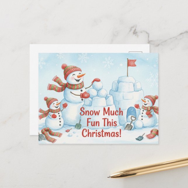 Postal Vintage Christmas Postcard (Anverso/Reverso In Situ)