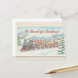Postal Vintage Christmas Postcard