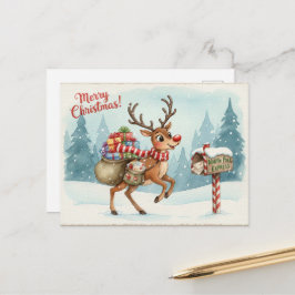 Postal Vintage Christmas Postcard