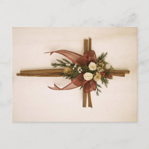 Postal Vintage, Cinnamon y Cruz Rosa