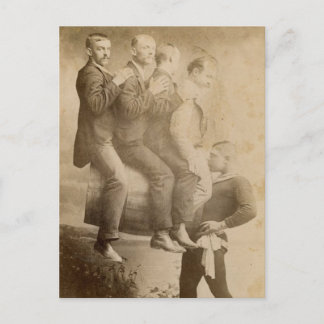 Postal Vintage Circus Strongman