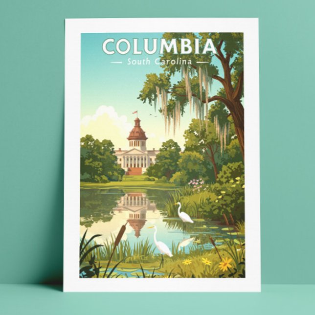 Postal Vintage Columbia South Carolina (Subido por el creador)