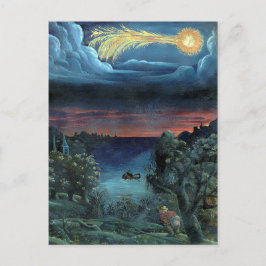 Postal Vintage Comet Book Ilustracion Miles