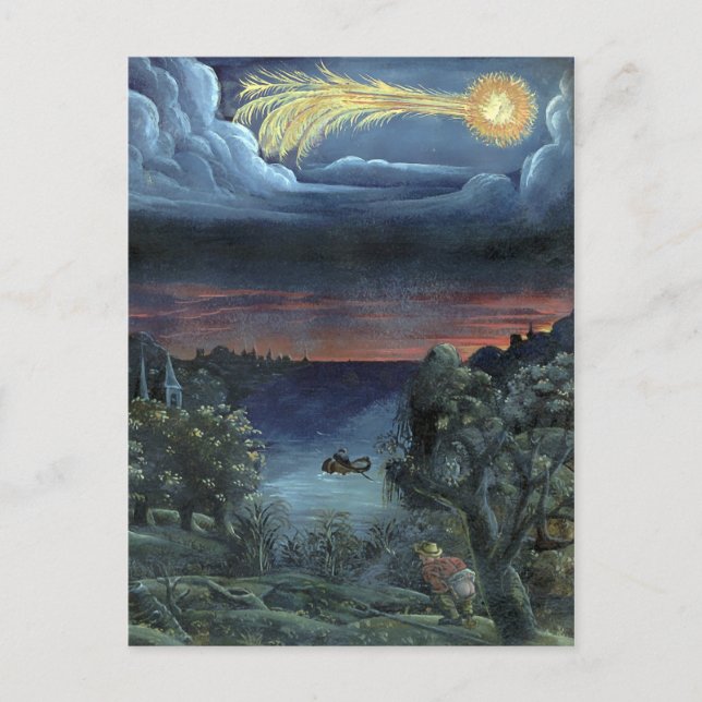 Postal Vintage Comet Book Ilustracion Miles (Anverso)