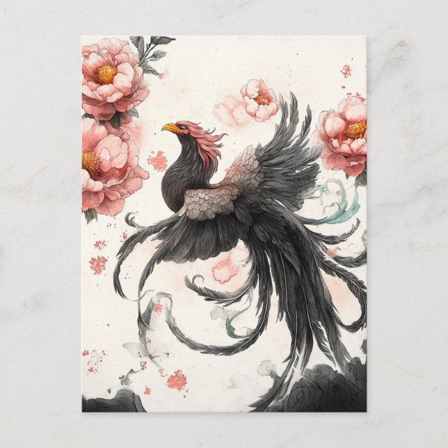 Postal vintage coreana Phoenix (Anverso)