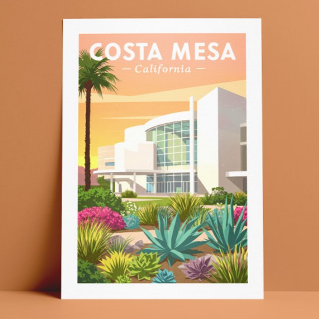 Postal Vintage Costa Mesa California (Subido por el creador)