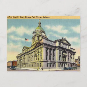 Postal Vintage, Court House, Fort Wayne, Indiana