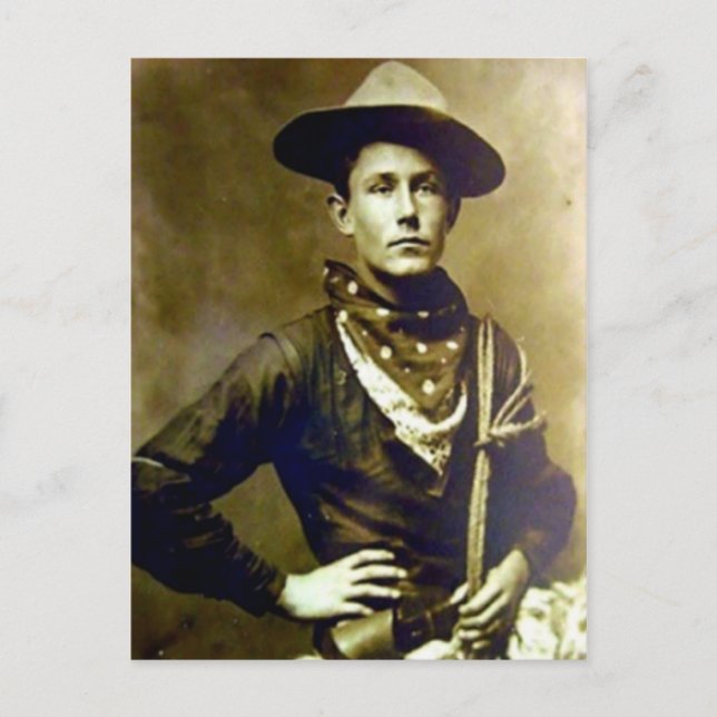 Postal Vintage Cowboy 17 (Anverso)