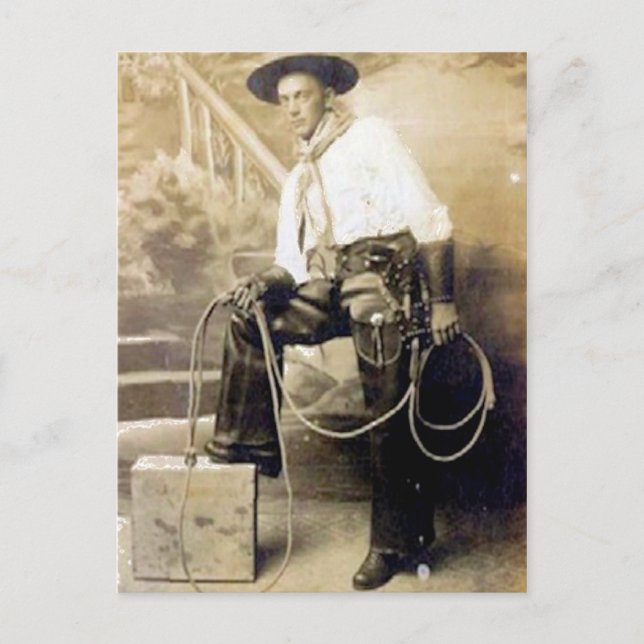 Postal Vintage Cowboys 20 (Anverso)