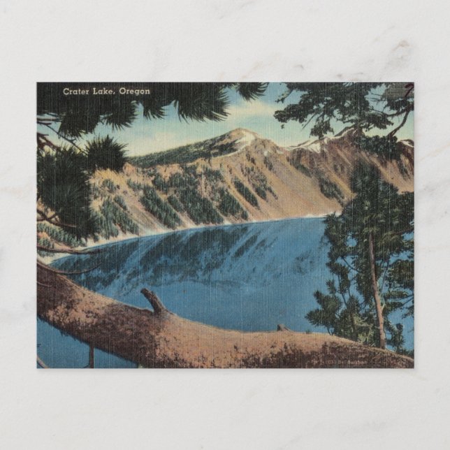 Postal Vintage, Crater Lake, Oregon (Anverso)