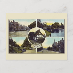 Postal Vintage Crewe Cheshire multiview