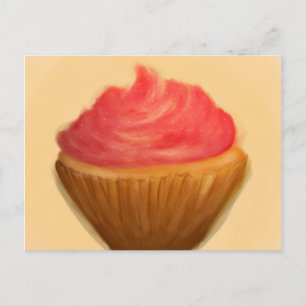 Postal Vintage cupcake