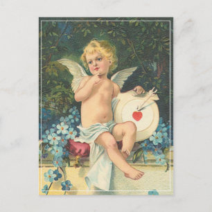 Postal Vintage Cupid & Mark