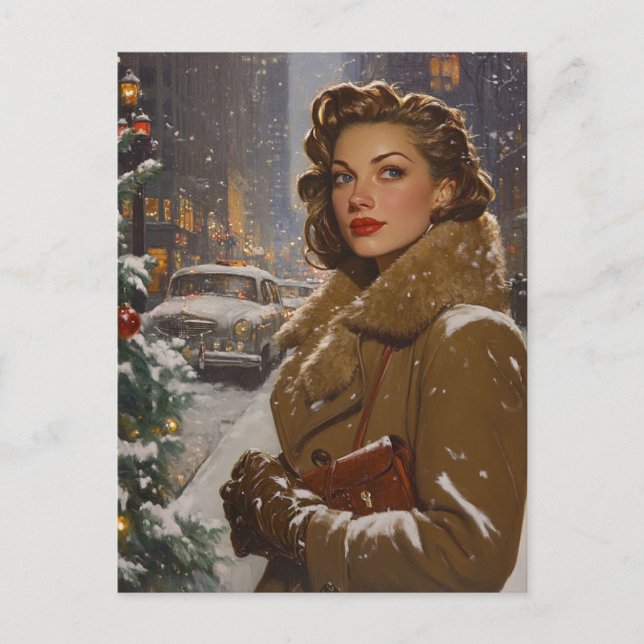 Postal Vintage Cyristmas (Anverso)