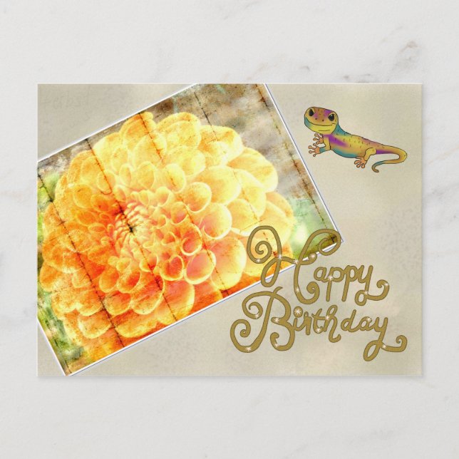 Postal Vintage Dalie (Anverso)