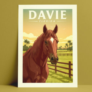 Postal Vintage Davie Florida