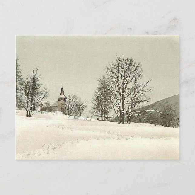 Postal Vintage Davos, Suiza - (Anverso)