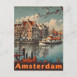 Postal Vintage de Ámsterdam