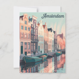 Postal Vintage de Ámsterdam