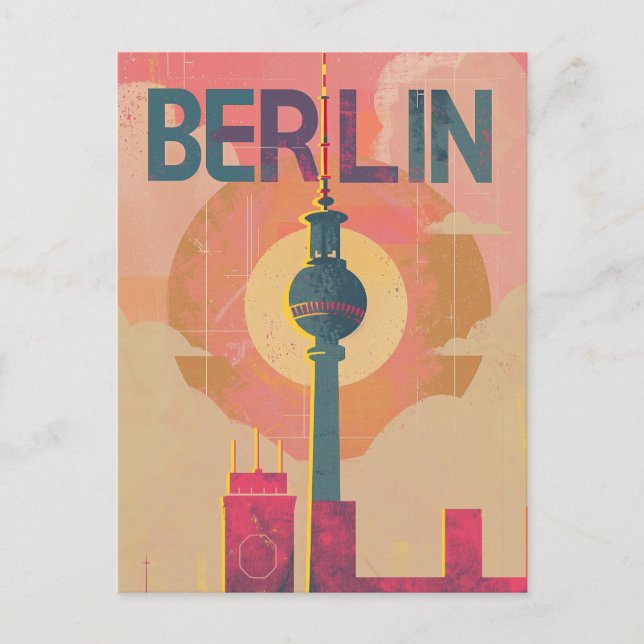Postal Vintage de Berlín (Anverso)