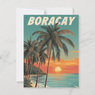 Postal Vintage de Boracay