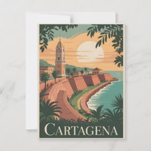 Postal Vintage de Cartagena