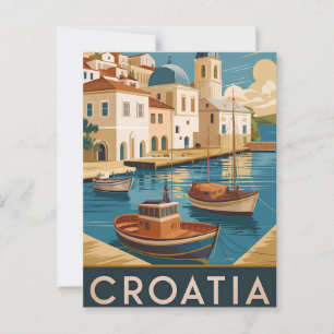 Postal Vintage de Croacia