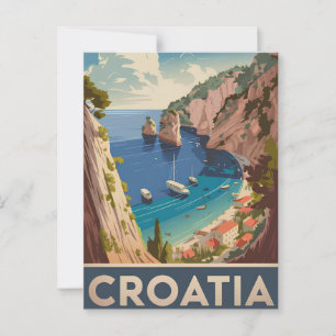 Postal Vintage de Croacia