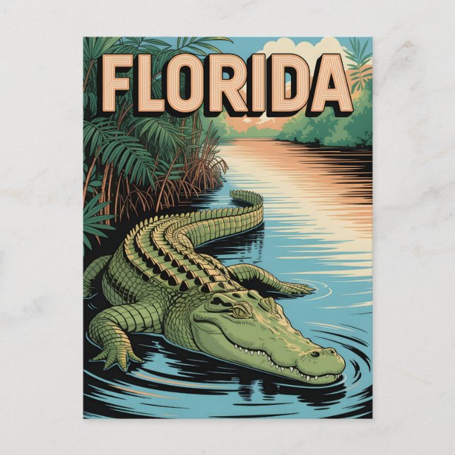 Postal Vintage de Florida (Anverso)