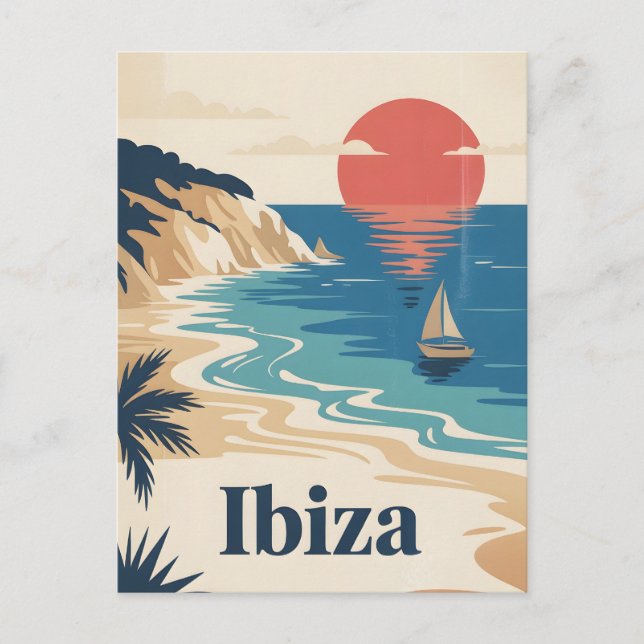 Postal Vintage de Ibiza (Anverso)