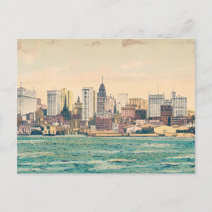 Postal Vintage de la ciudad de Nueva York