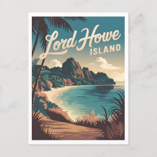 Postal Vintage de la isla Lord Howe