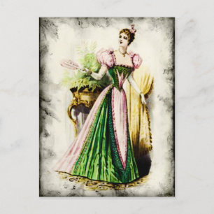 POSTAL VINTAGE DE LAS MUJERES MODERNAS 84