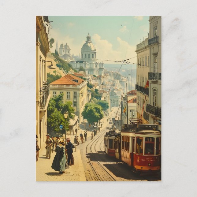 Postal Vintage de Lisboa (Anverso)