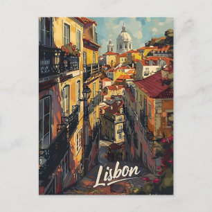 Postal Vintage de Lisboa