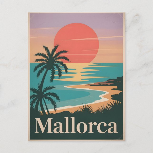Postal Vintage de Mallorca (Anverso)