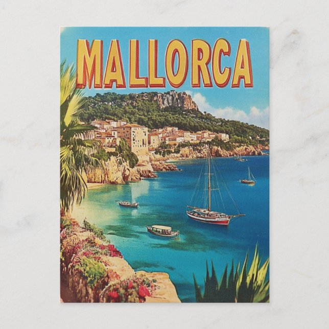 Postal Vintage de Mallorca (Anverso)