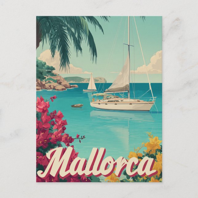 Postal Vintage de Mallorca (Anverso)