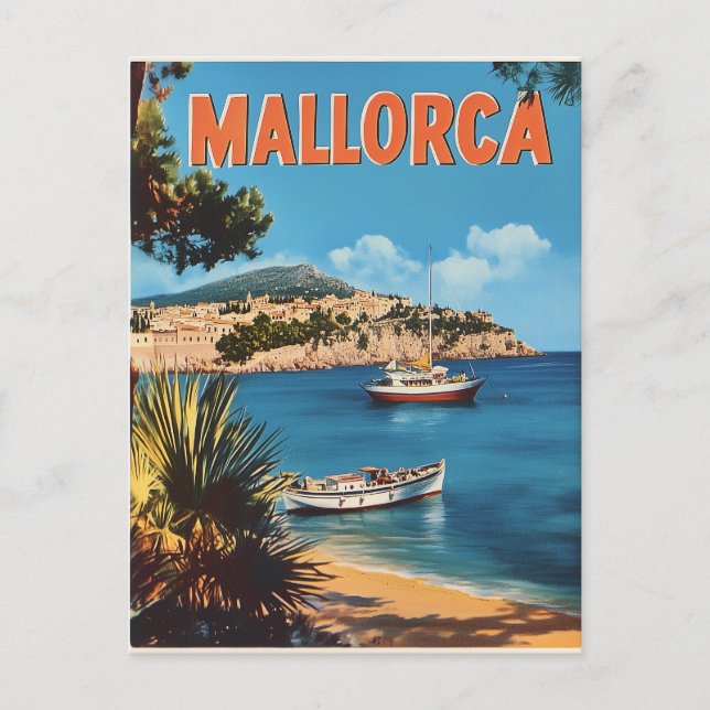 Postal Vintage de Mallorca (Anverso)