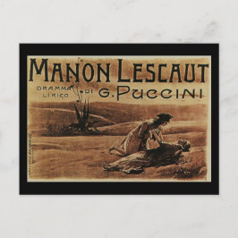 Postal vintage de Manon Lescaut
