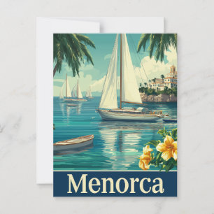 Postal Vintage de Menorca