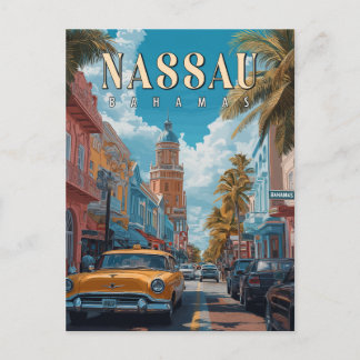 Postal vintage de Nassau Bahamas - Classic Tropica
