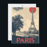 Postal Vintage de París<br><div class="desc">Esta postal de París,  de estilo vintage,  evoca el eterno romanticismo de la Ciudad de la Luz. Con monumentos emblemáticos como la Torre Eiffel,  cafeterías encantadoras y una elegante arquitectura parisina,  el arte combina tonos nostálgicos con estética y viajes clásicos. Una pieza perfecta para coleccionistas y francófilos.</div>