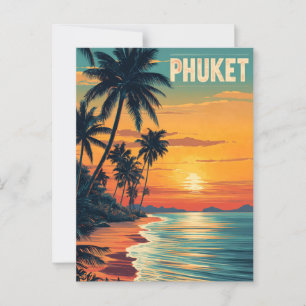 Postal Vintage de Phuket