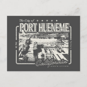 POSTAL VINTAGE DE PORT HUENEME CALIFORNIA - BASE NAVAL
