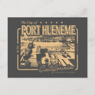 POSTAL VINTAGE DE PORT HUENEME CALIFORNIA - BASE NAVAL